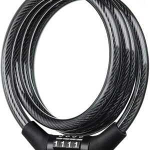 Advance Heavy Duty Digital Number Lock - Universal Combination Cable Lock for Bike, Helmet, Luggage