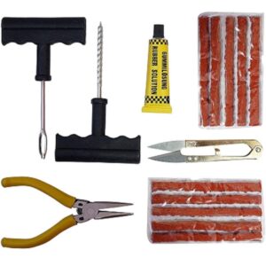 Complete Tubeless Tyre Puncture Repair Kit