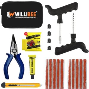 8-in-1 Tubeless Tyre Puncture Repair Kit 
