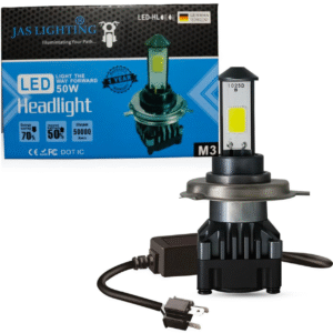 JAS LIGHTING 50W High Bright H4 LED Headlight